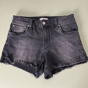 Nordstrom BP. High Waisted Black Denim Shorts